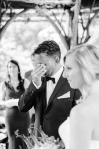 groom crying in Central Park