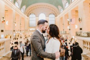 Grand Central wedding elopement