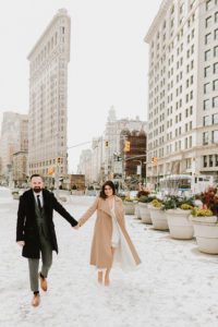 Flatiron NYC Wedding couple