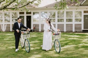 Ruschmeyer Hotel Montauk wedding bike riding
