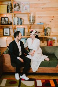 Ruschmeyer Hotel Montauk bride and groom