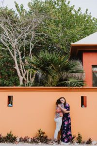 Tulum Mexico engaged couple