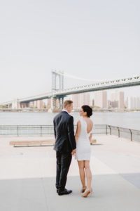 DUMBO wedding couple photos