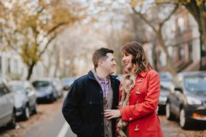 Brooklyn engaged couple