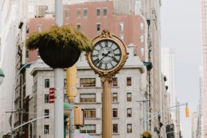 Flatiron clock