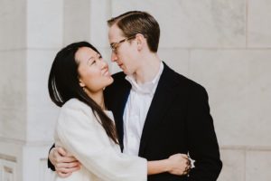 NYPL engaged couple