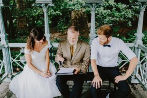 Ladies Pavilion marriage license signing