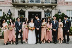 MIT Endicott House wedding party
