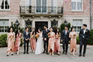 MIT Endicott House wedding party