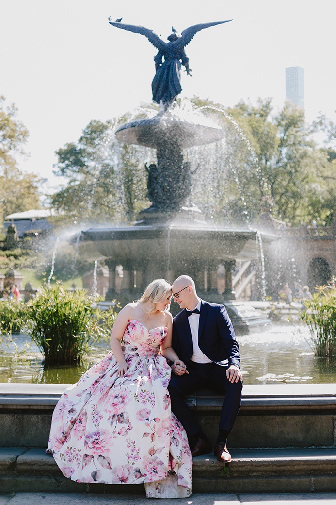 Bethesda Fountain wedding photos