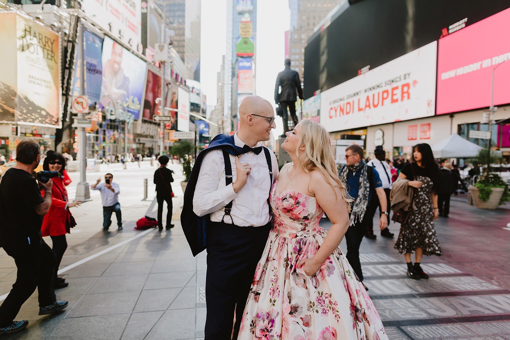 Times Square NYC Wedding