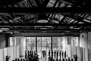 Roundhouse Beacon NYC wedding ceremony