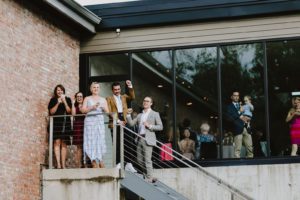 Roundhouse Beacon NYC couple entering reception