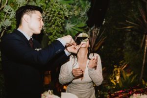 SmogShoppe LA cake cutting