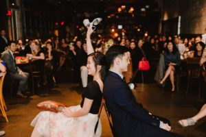 Bride and groom shoe game