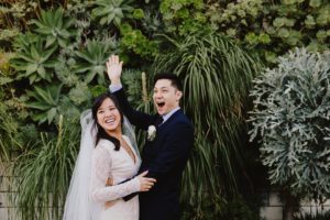 SmogShoppe LA groom and bride