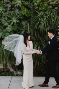 SmogShoppe LA groom and bride