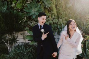 SmogShoppe LA bride and groom