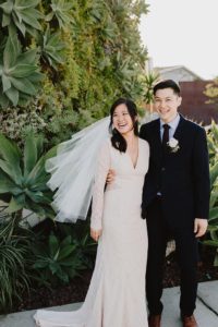 SmogShoppe LA bride and groom