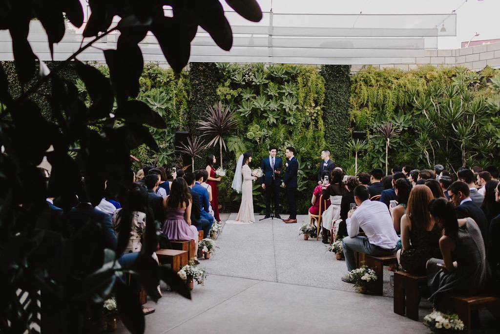 SmogShoppe LA wedding ceremony