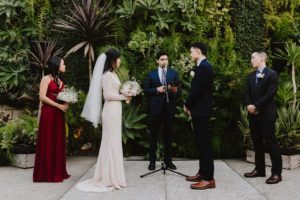 SmogShoppe LA wedding ceremony