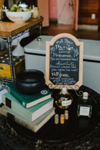 SmogShoppe LA wedding Harry Potter details