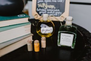 SmogShoppe LA wedding Harry Potter details