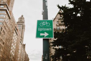 uptown nyc sign