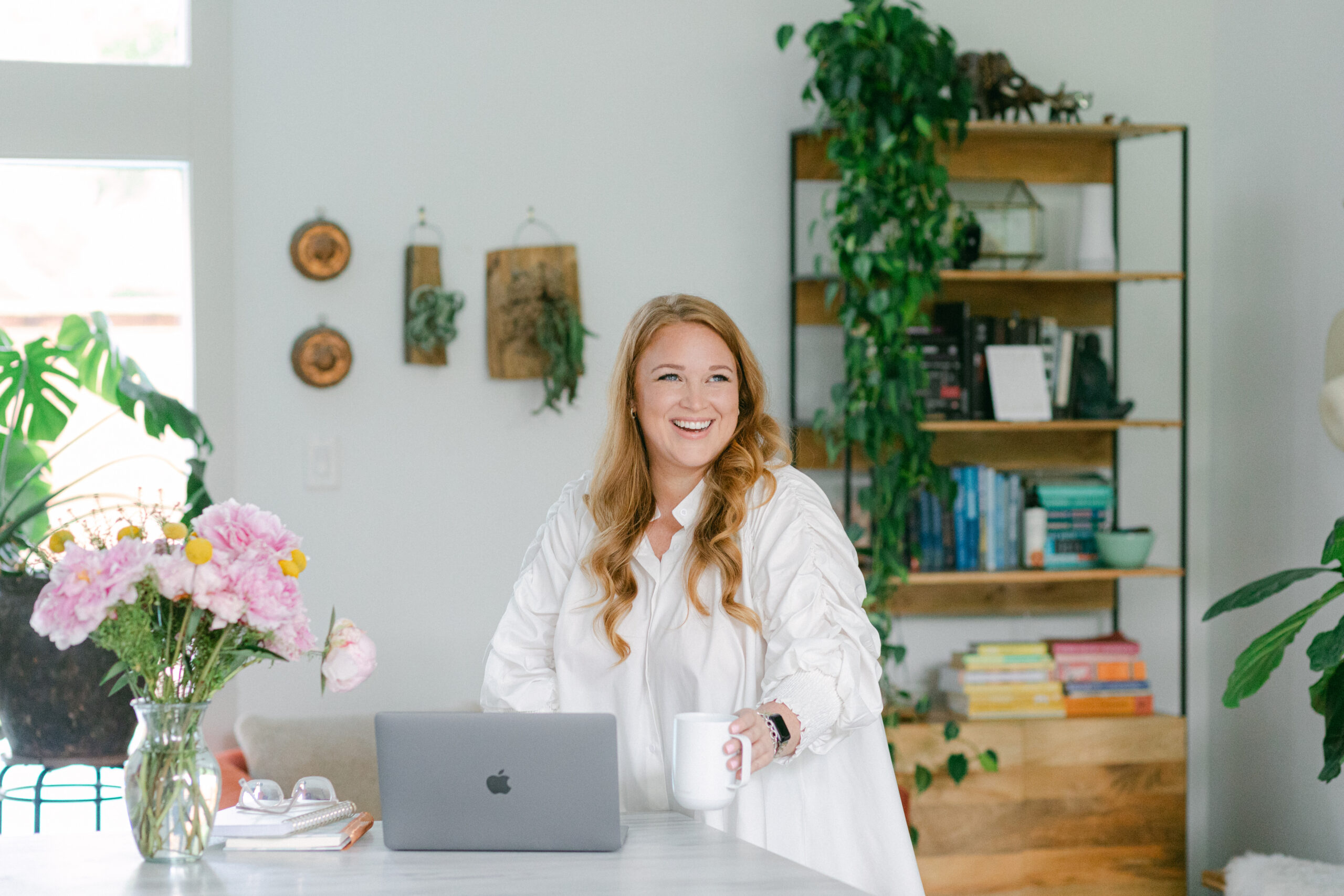 a classic brand photo for a small business owner