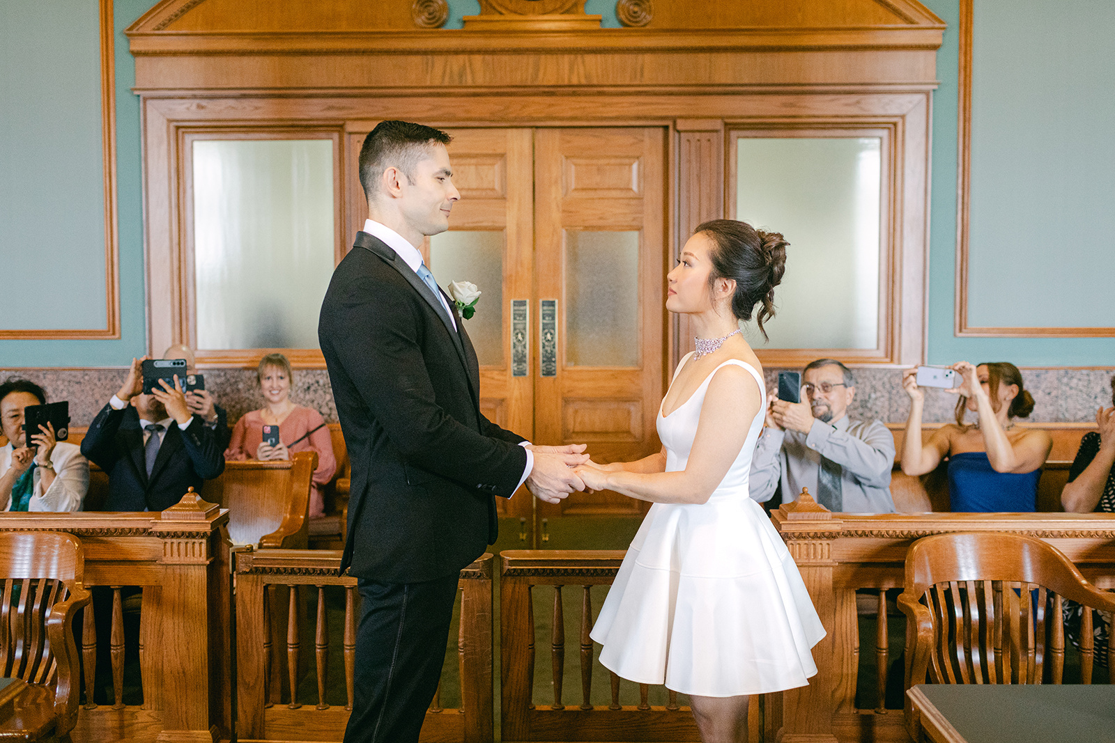 Fort Worth Courthouse wedding