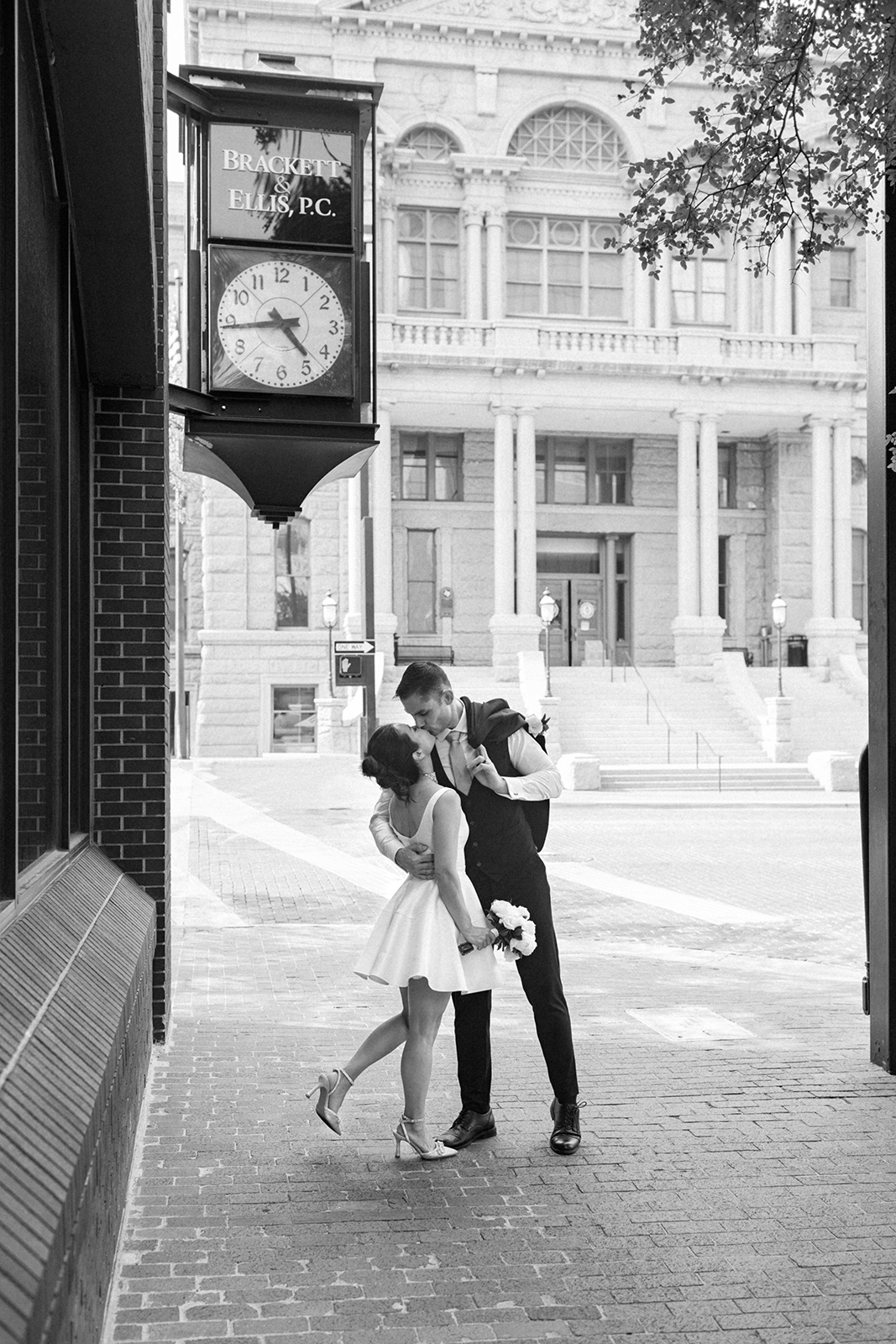 Fort Worth Courthouse wedding