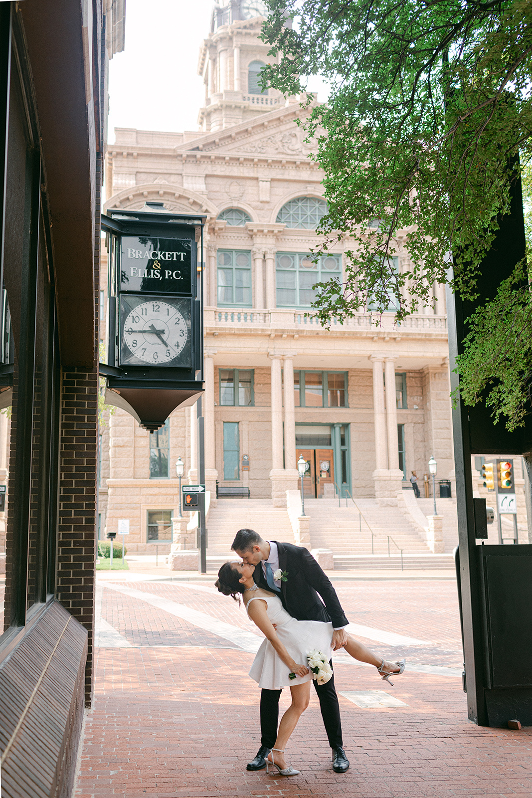 Fort Worth Courthouse wedding