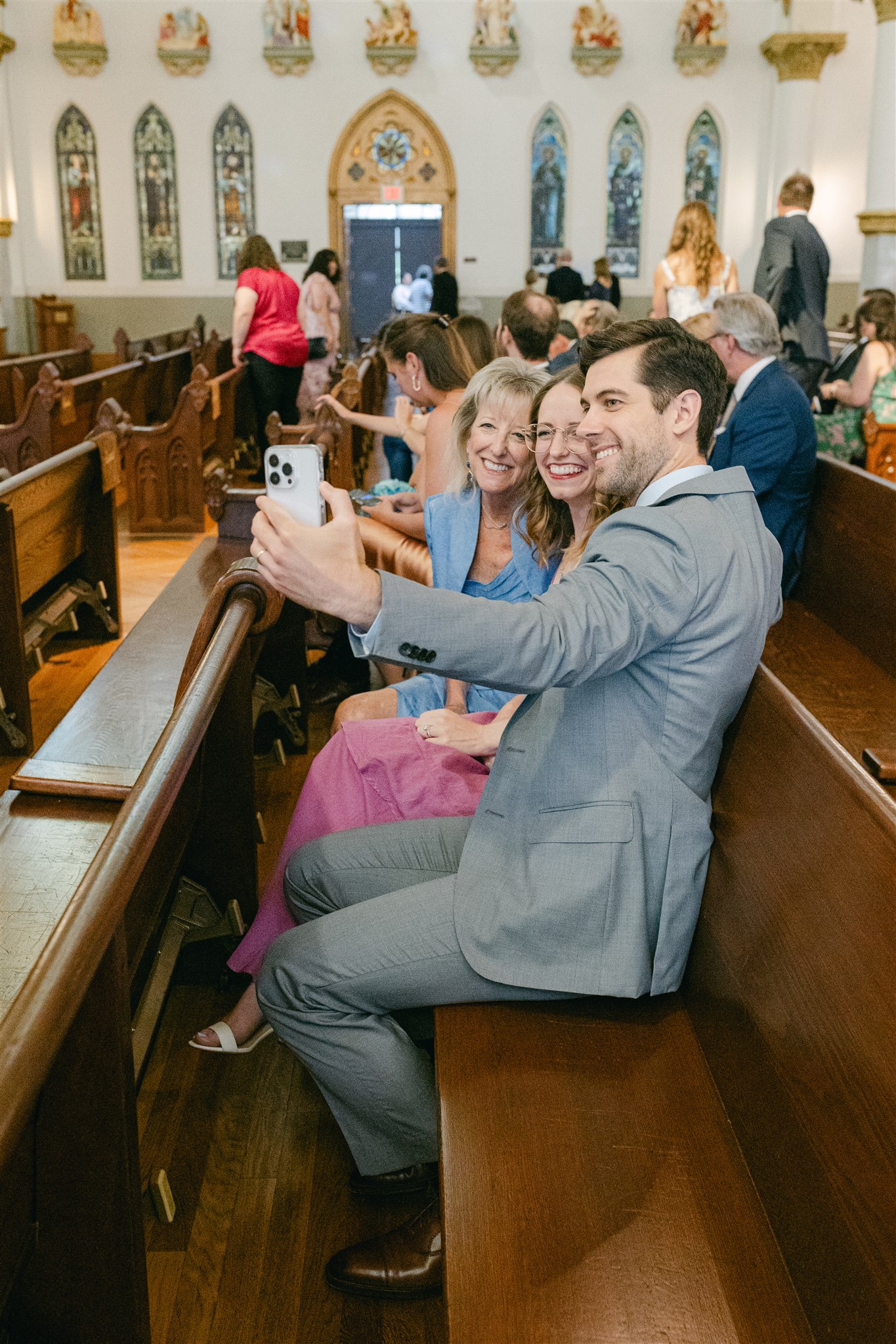 wedding ceremony guests