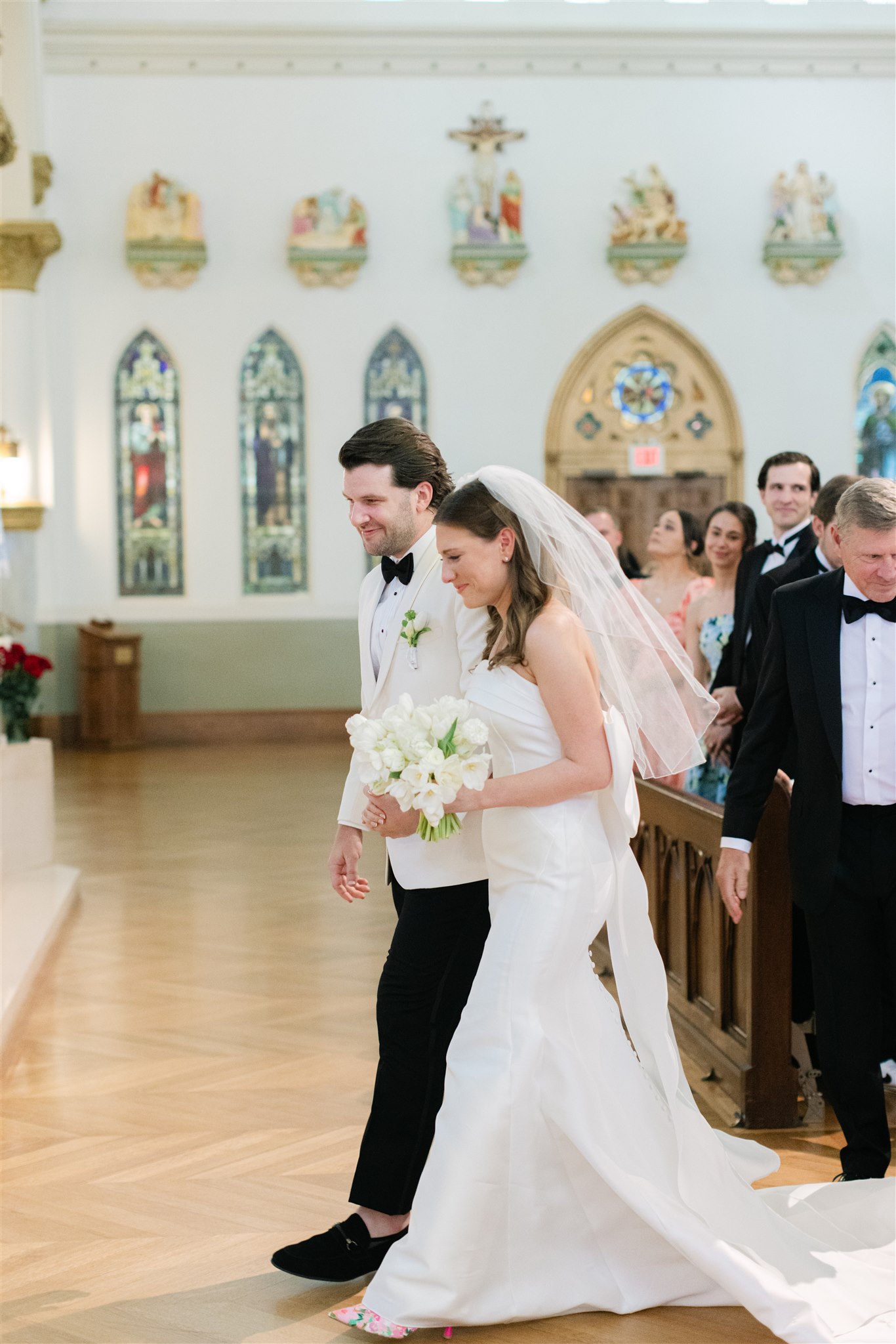 bride and groom during their wedding ceremony