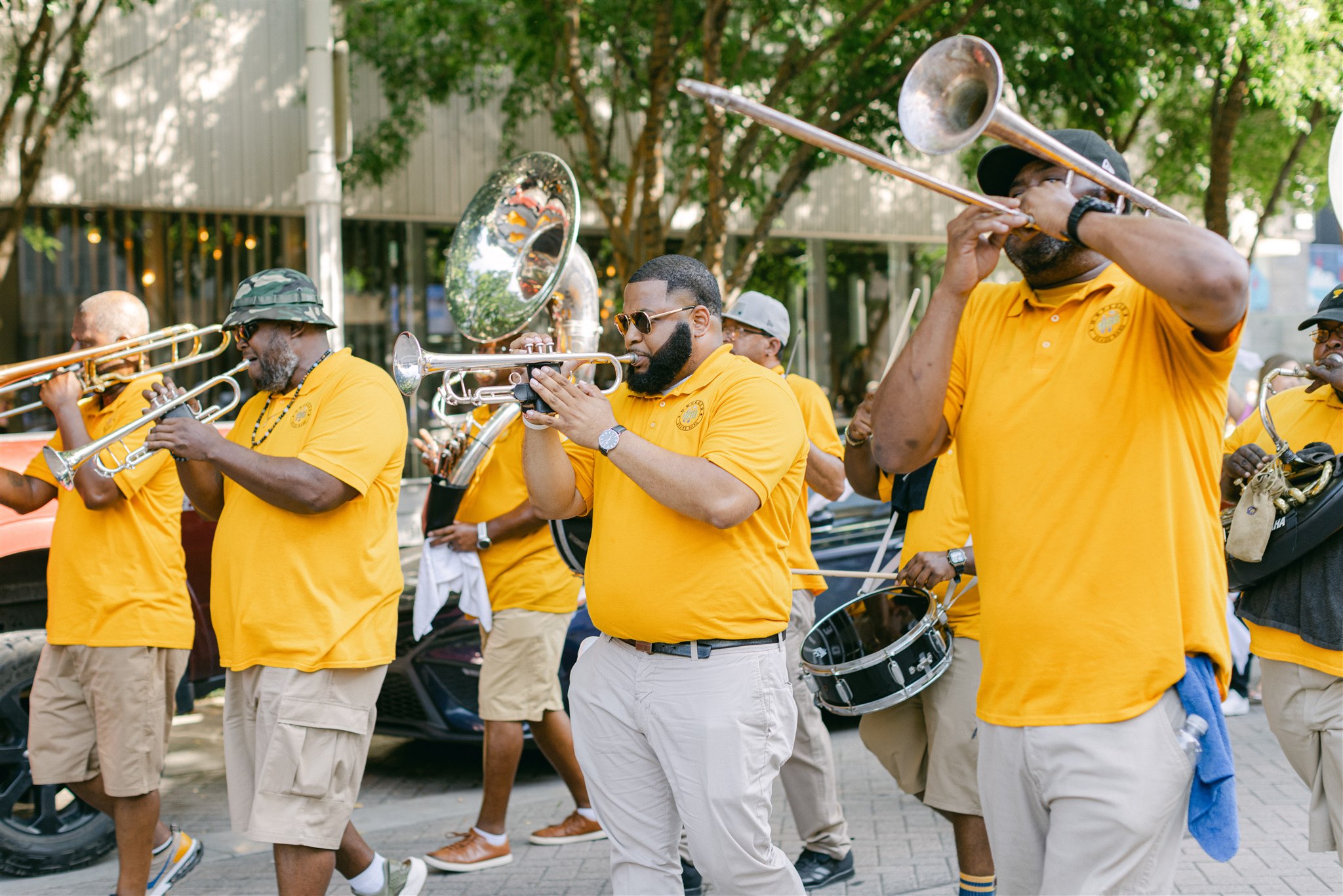 the second line band