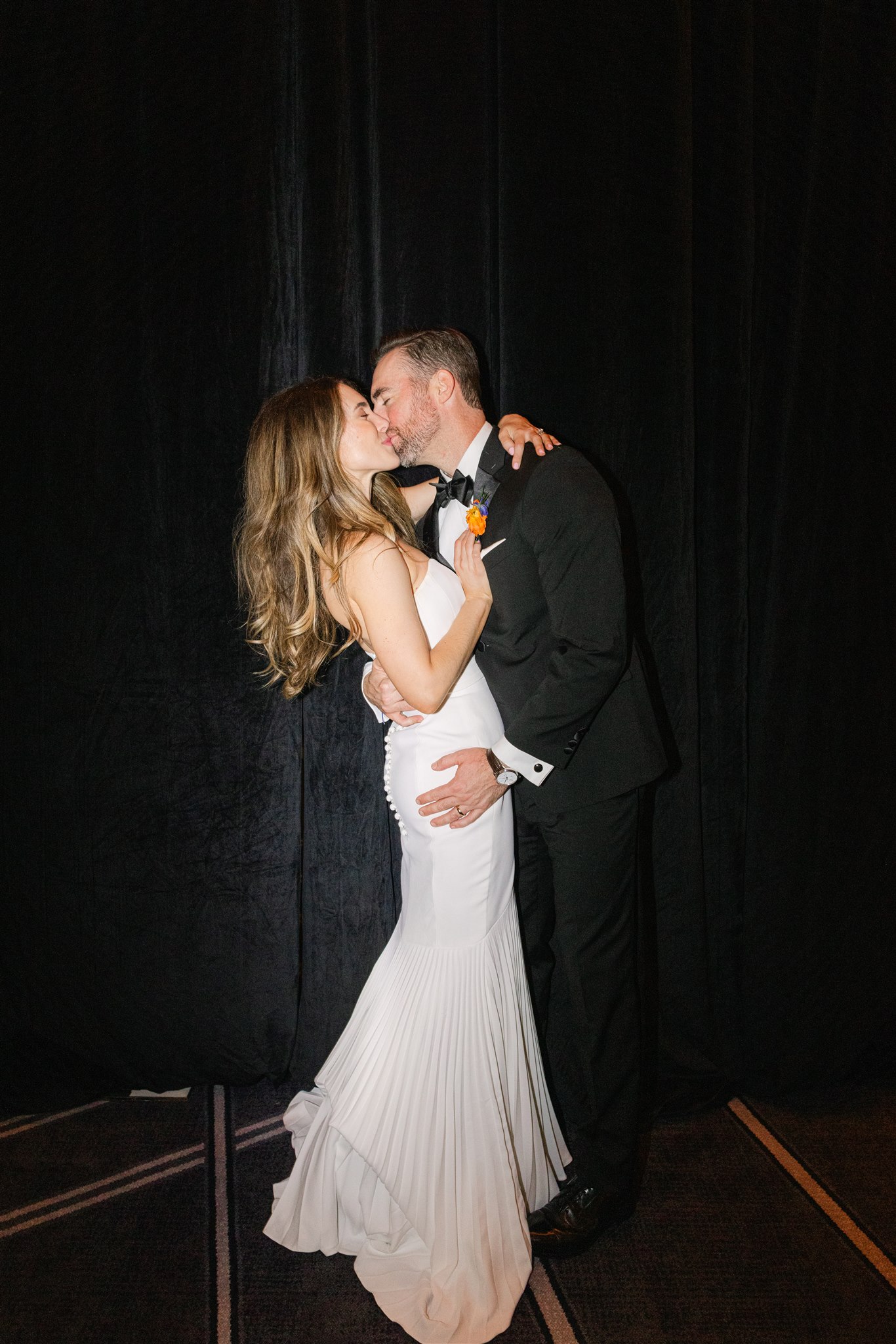 bride and groom pictures during their wedding reception