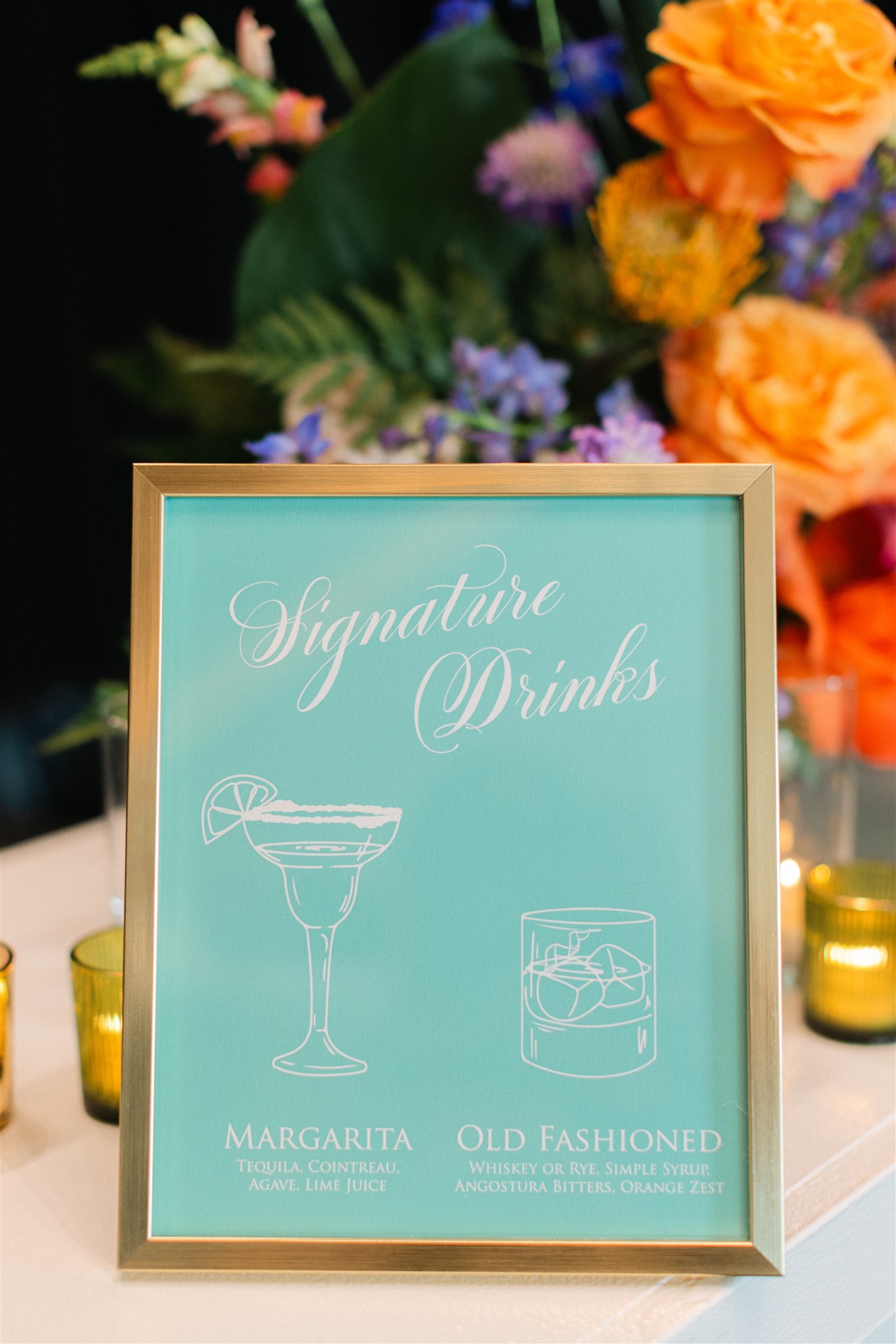 wedding signature drink signs