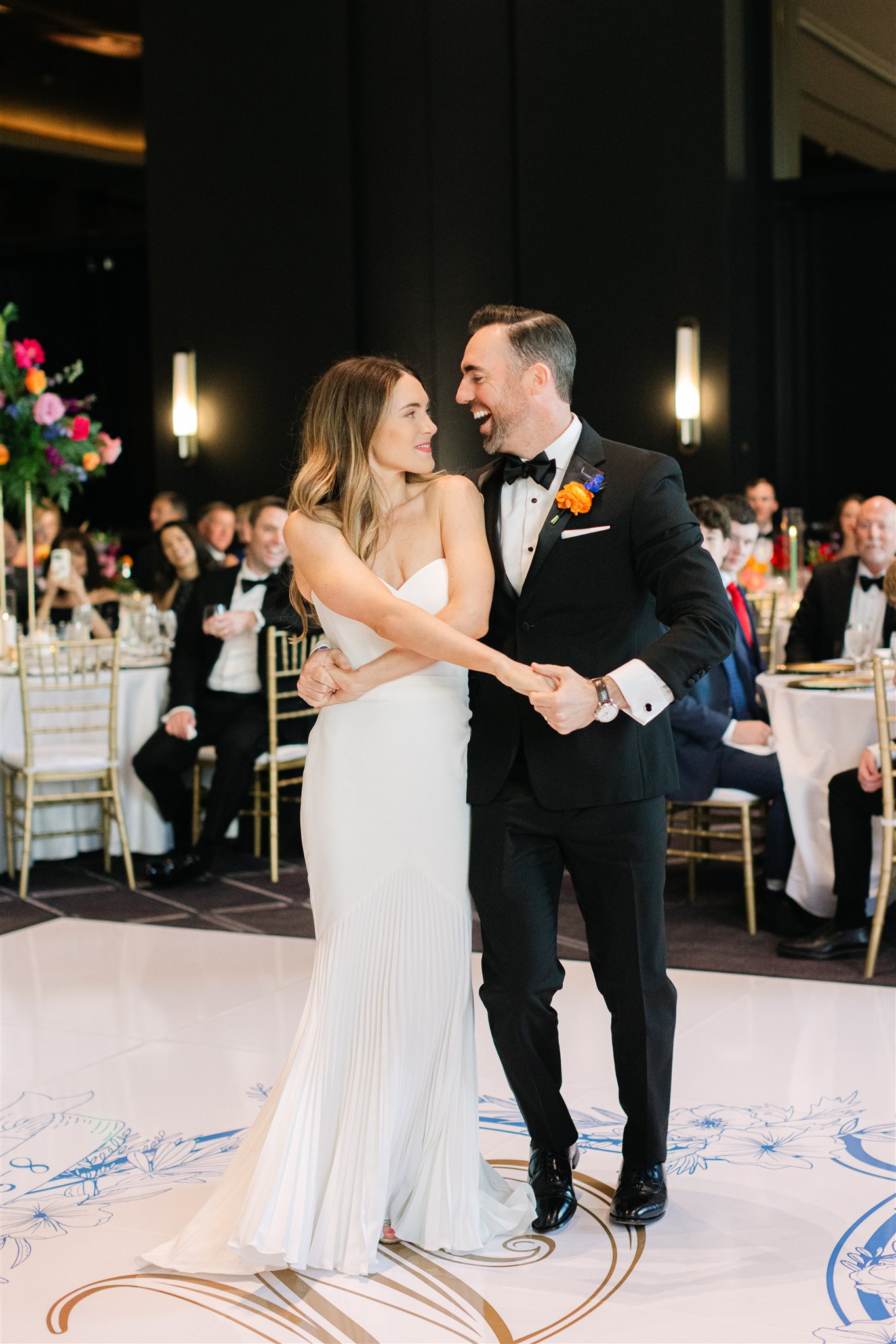 first dance for a dallas hotel wedding at JW Marriott