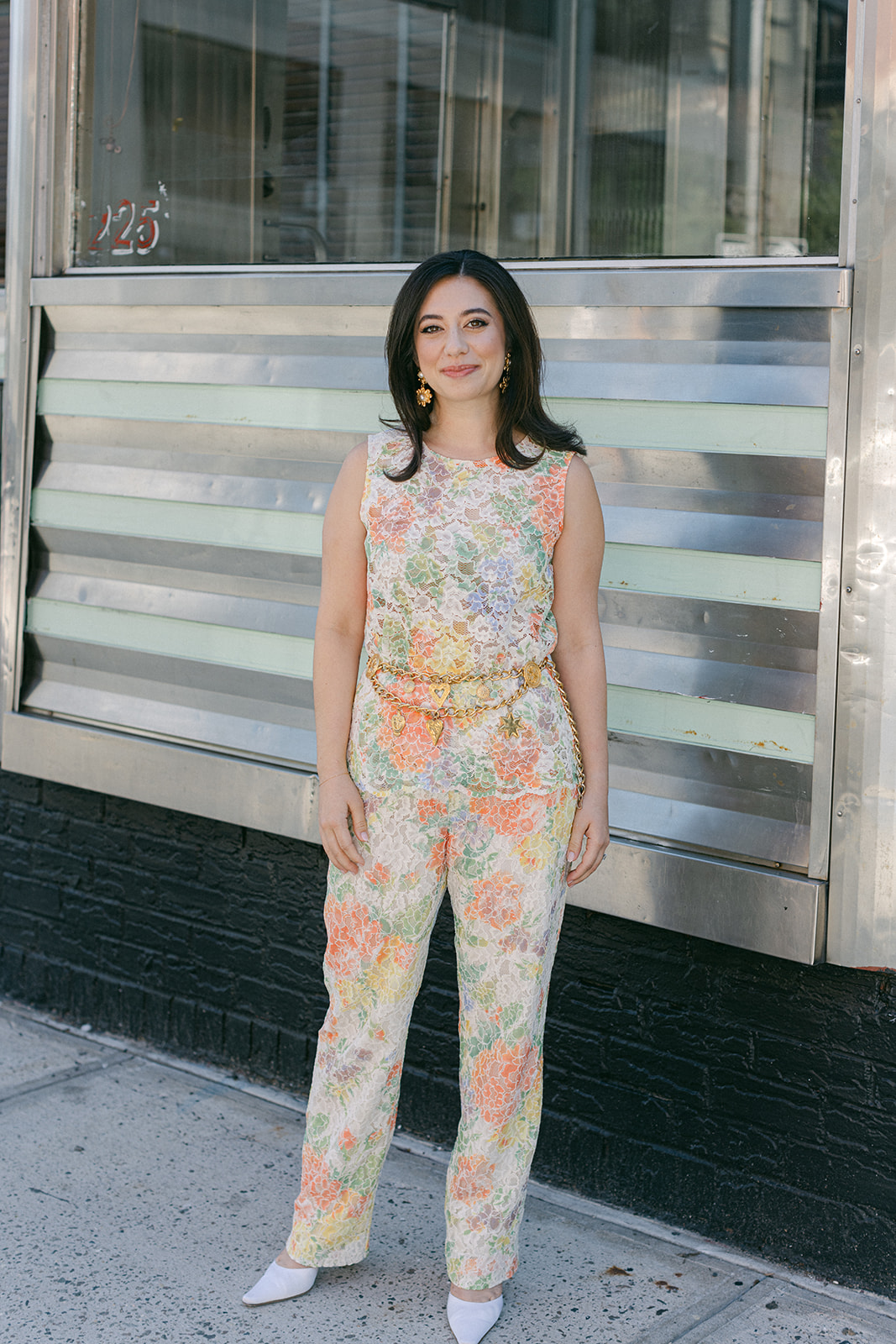 Bridal portraits after their European inspired elopement in NYC