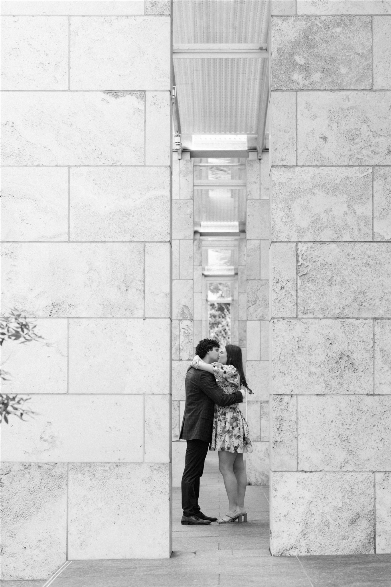 Downtown dallas engagement session