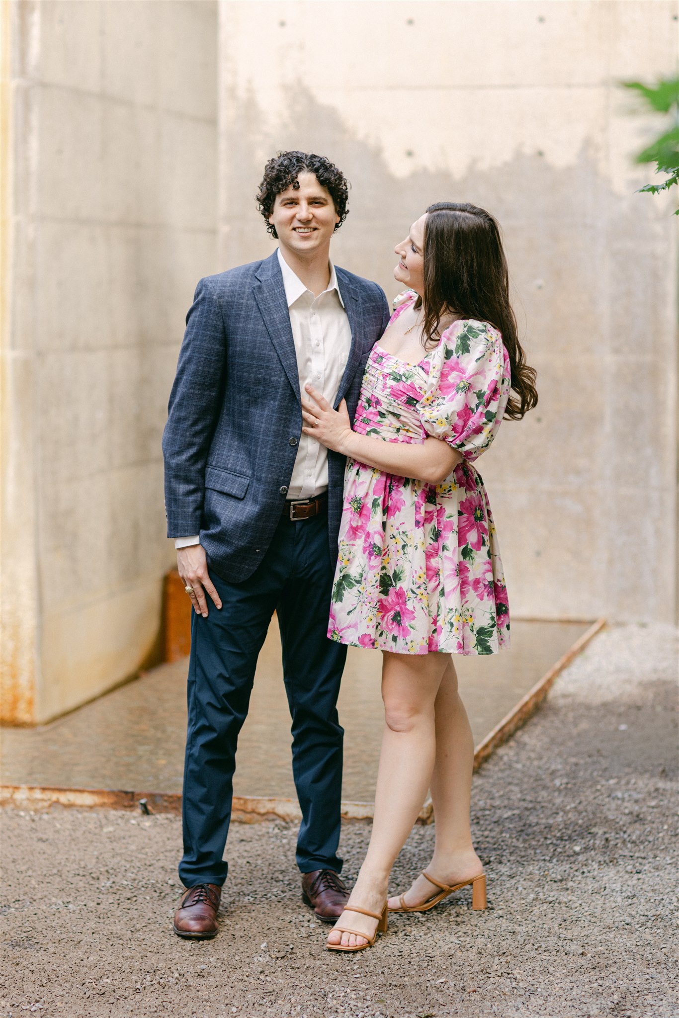 Downtown dallas engagement session