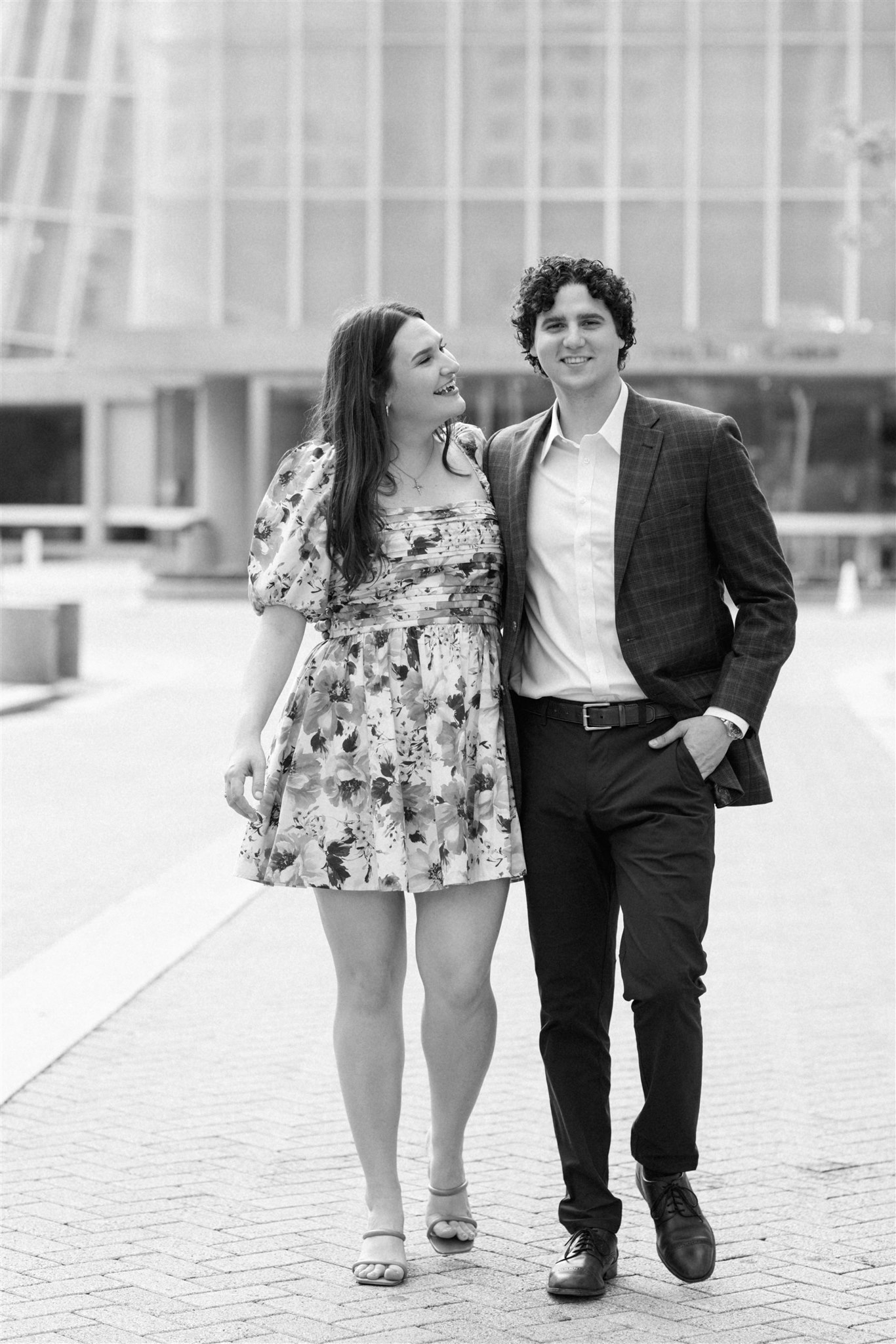 dallas arts district engagement photos