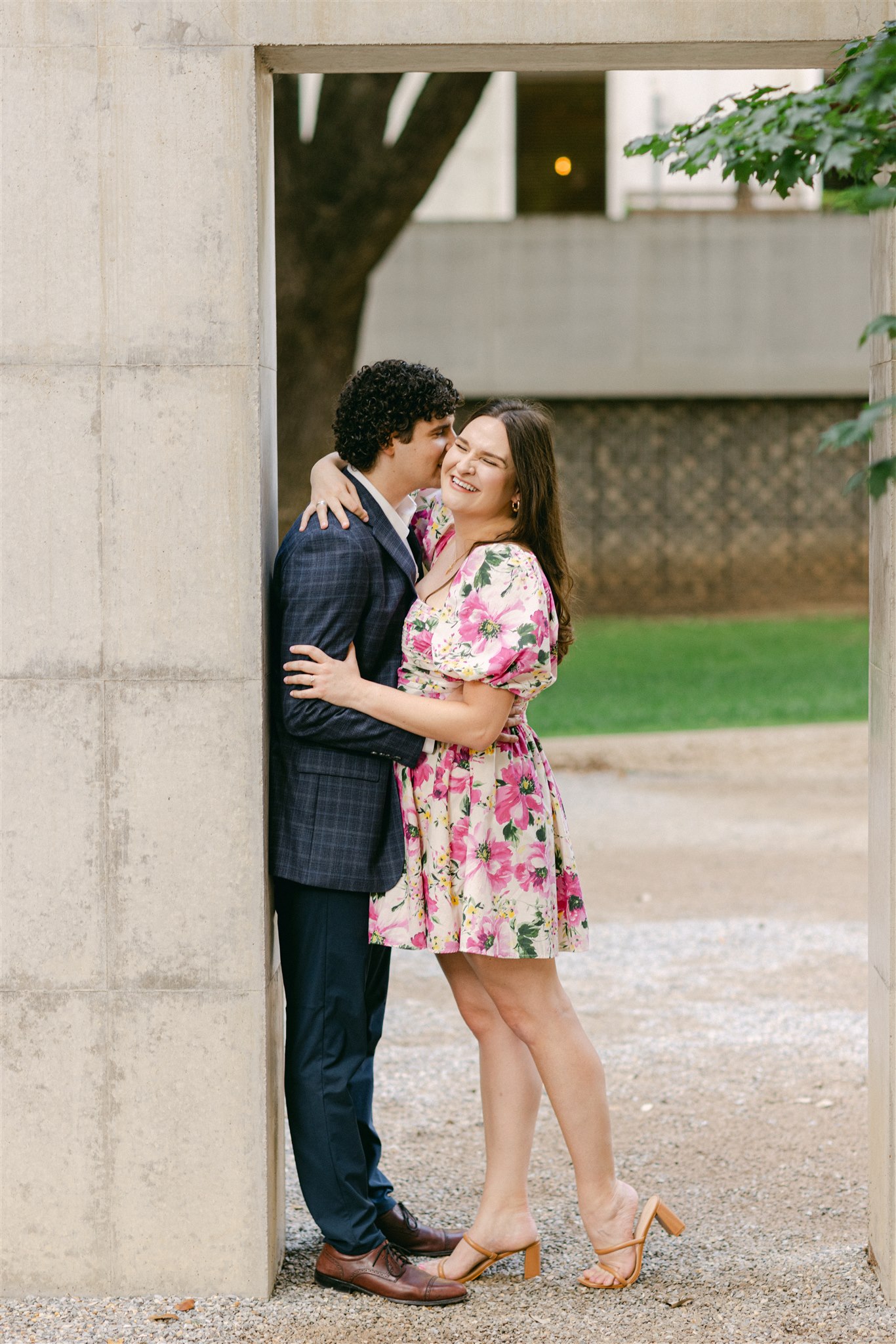 Dallas Arts District engagement photos