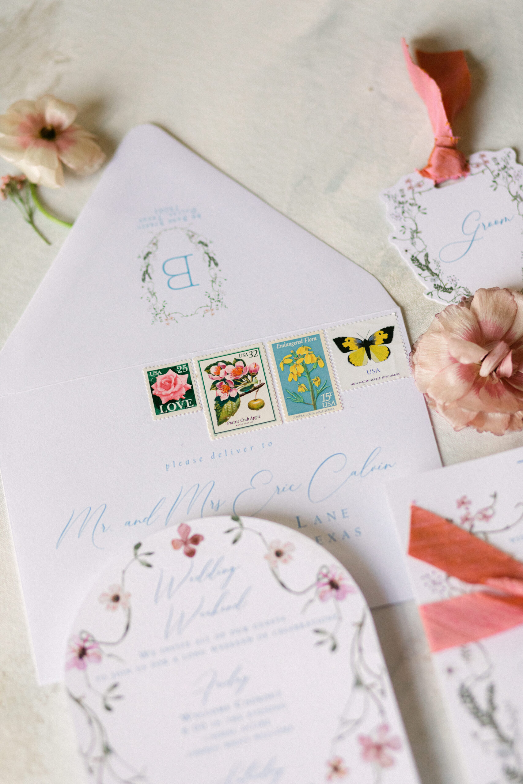 Wedding invitations and wedding details