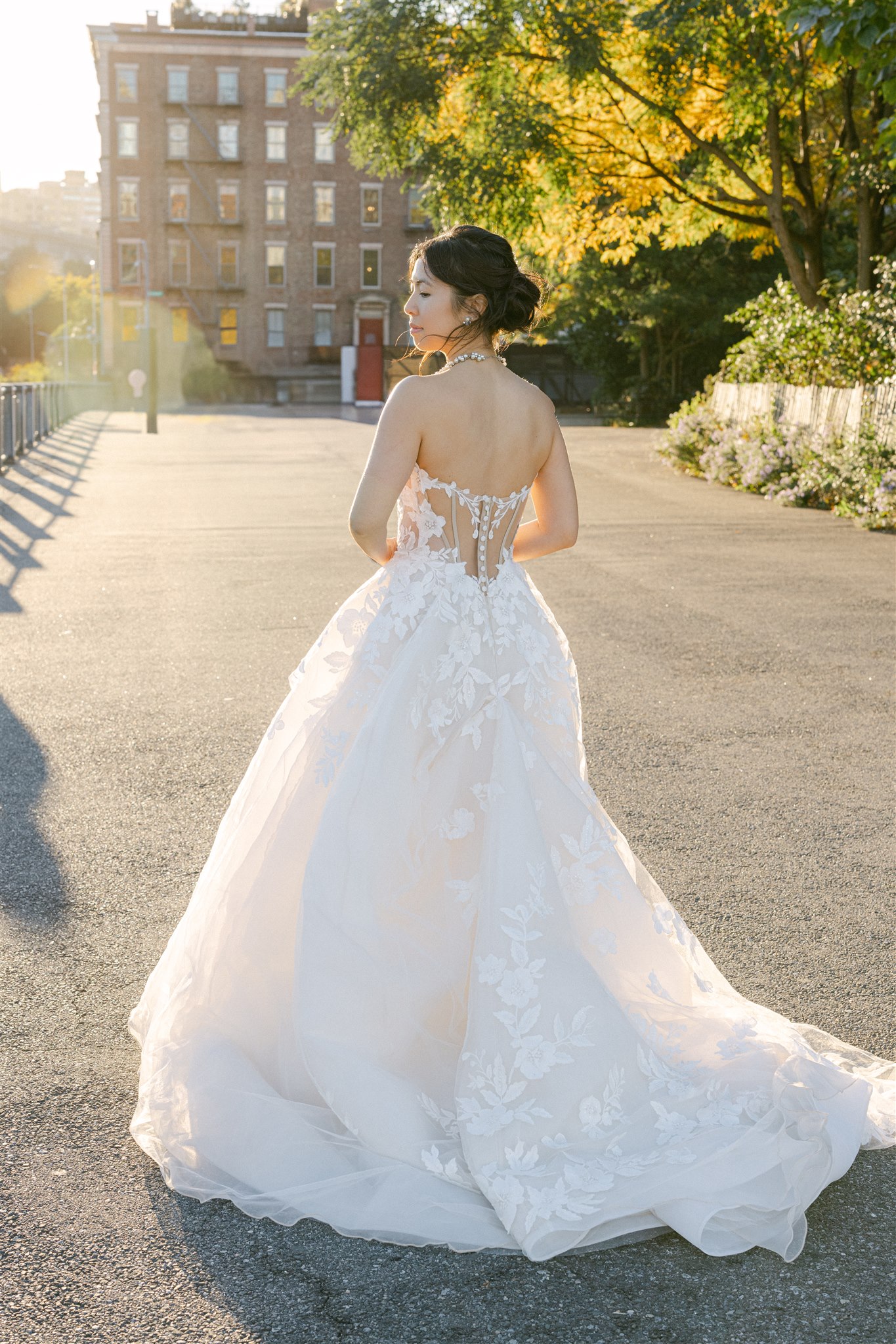 Wedding photos in central park in New York City