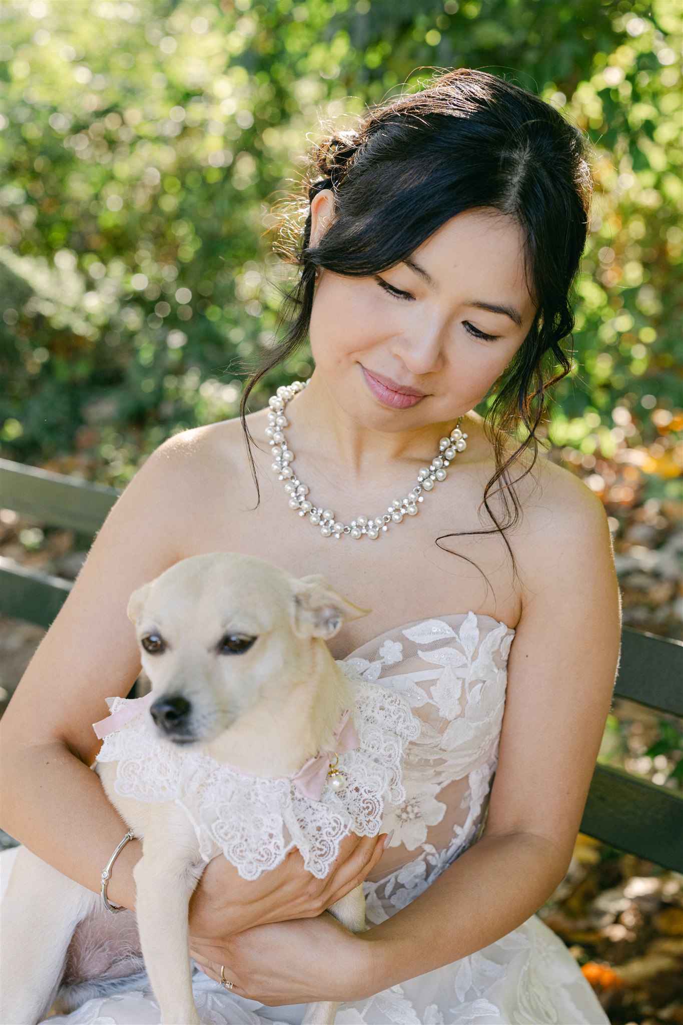 Wedding photos in central park in New York City