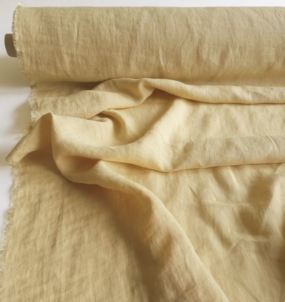 butter yellow linen