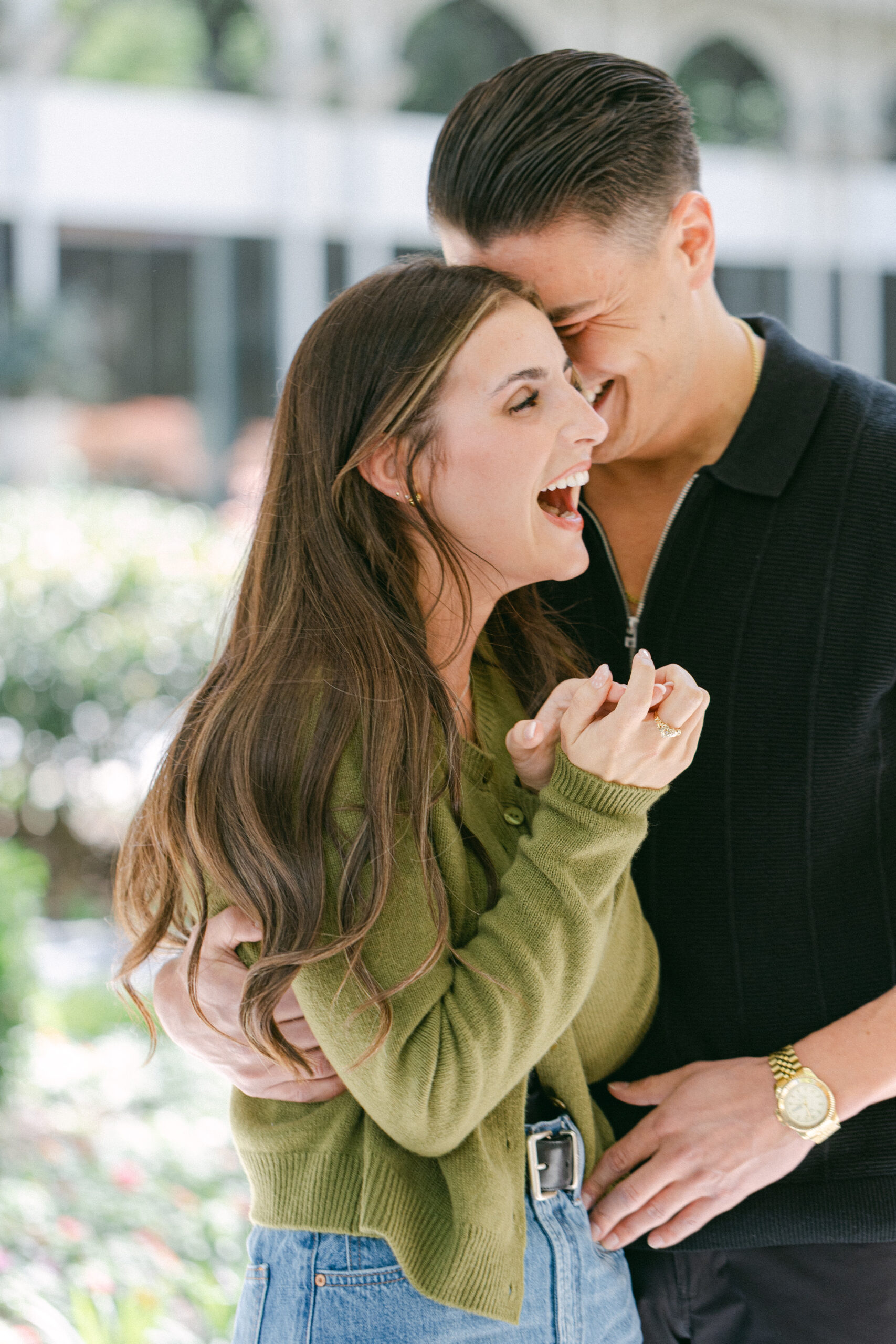 Proposal at the crescent hotel in dallas