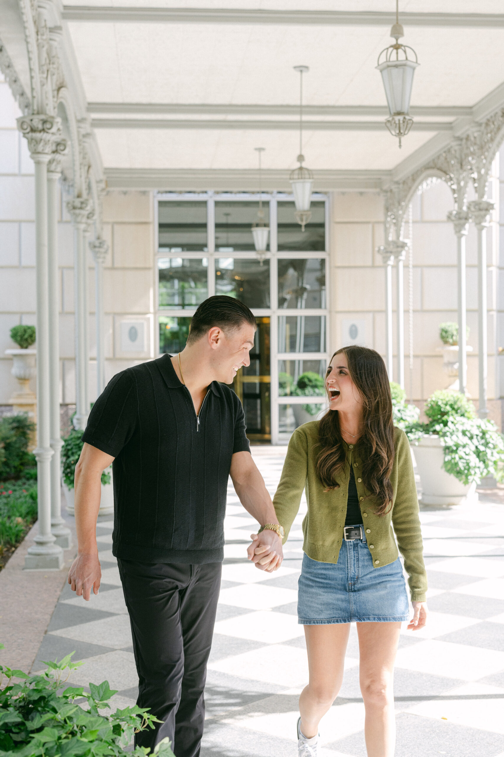 Proposal at the crescent hotel in dallas