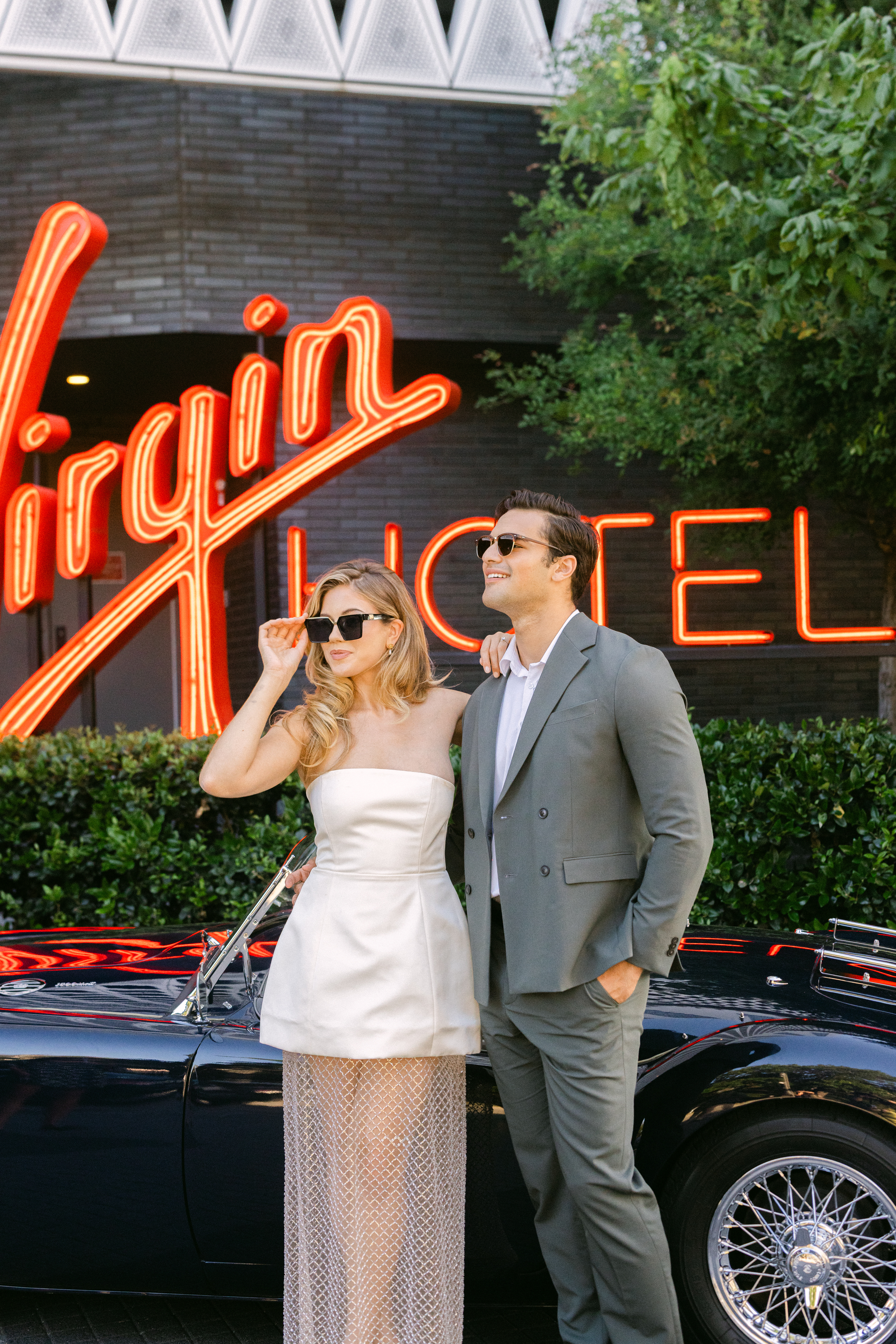 Couples photos at the virgin hotels dallas